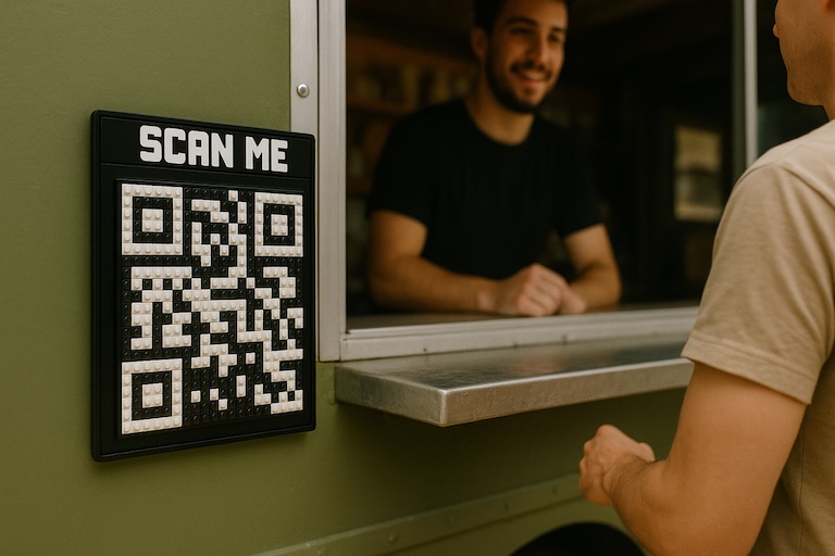 QR Frame color options